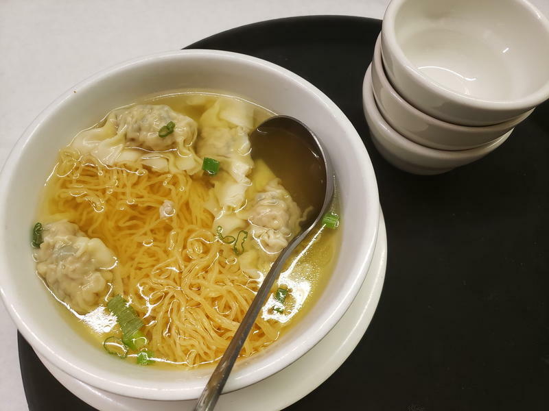 #28. Shrimp & Pork Dumplings with Noodles (4)