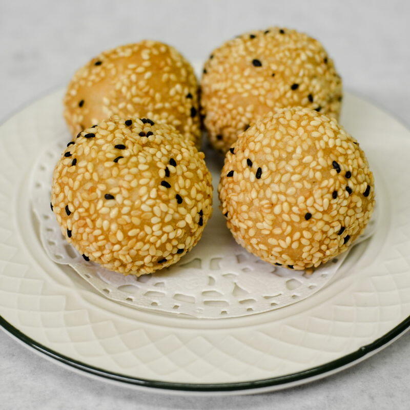 #262. Sesame Ball with Red Bean Paste (4)